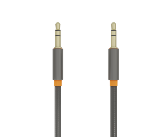  Аудиокабель AUX 3.5mm 1м More choice UK24 нейлон 