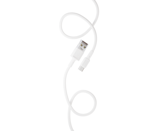  Дата-кабель USB 2.0A для micro USB More choice K19m TPE 1м (White) 