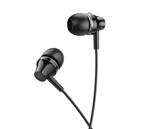  Наушники вакуумные AUX разъём с МК без рег.громкости длина 1.2м Borofone BM74 (Black) 