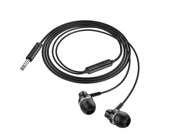  Наушники вакуумные AUX разъём с МК без рег.громкости длина 1.2м Borofone BM74 (Black) 