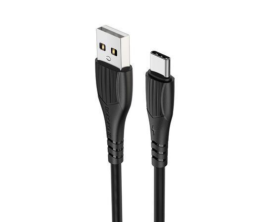  Дата-кабель USB 3.0A для Type-C Borofone BX37 TPE 1м (Black) 