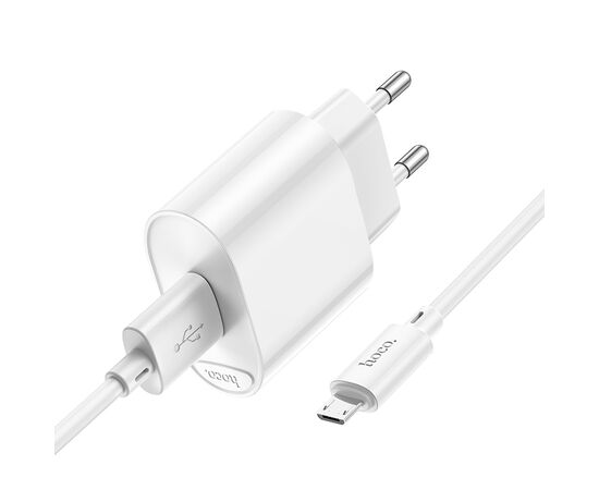  СЗУ 1USB 3.0A для micro USB Hoco C109A 1м (White) 