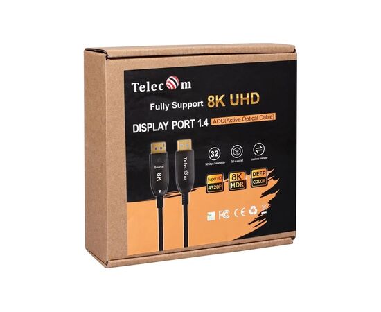  Активный оптический кабель Telecom DP1.4 8K@60Hz 10м  (1/20) 