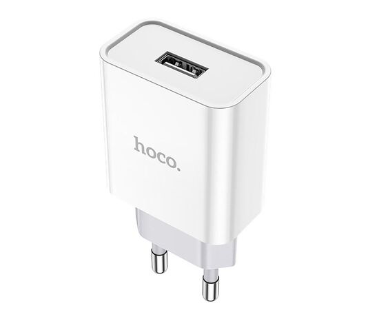  Адаптер Сетевой Hoco C81A USB 2,1A/ (white) (215778) 