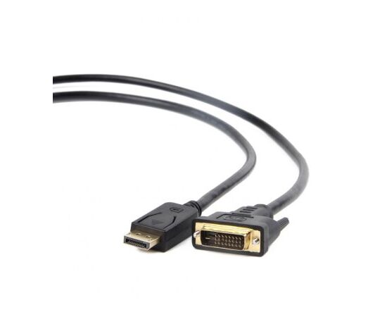  Кабель Gembird DisplayPort-DVI Gembird/Cablexpert 3м, 20M/19M, черный, экран, пакет (CC-DPM-DVIM-3M) 