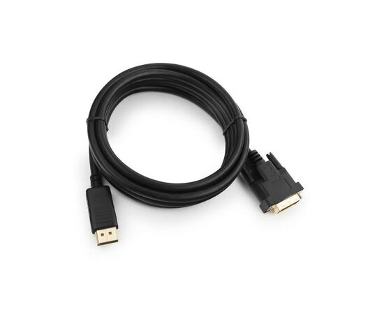  Кабель Gembird DisplayPort-DVI Gembird/Cablexpert 3м, 20M/19M, черный, экран, пакет (CC-DPM-DVIM-3M) 