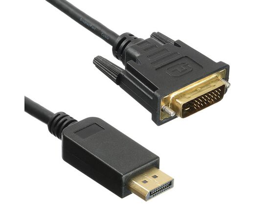  Кабель аудио-видео Buro 1.1v DisplayPort (m)/DVI-D (Dual Link) (m) 2м. Позолоченные контакты черный (BHP DPP_DVI-2) 