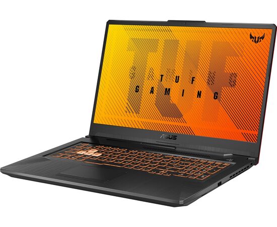  Ноутбук ASUS Tuf Gaming A17 FA706NF-HX007 (90NR0JH5-M002L0) Ryzen 5 7535HS 16Gb SSD 512Gb nVidia RTX 2050 4Gb 17,3 FHD IPS Cam 48Вт*ч No OS Черный 