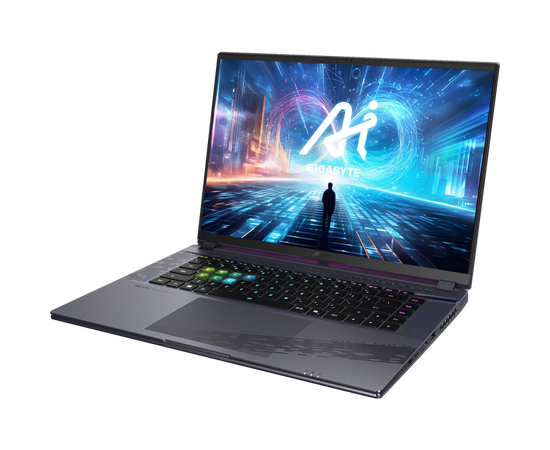  Ноутбук Gigabyte Aorus 16X (ASG-53KZC54SH) i7 14650HX/16Gb/SSD1Tb/RTX4070 8Gb/16"/IPS/QHD+/W11H/grey 