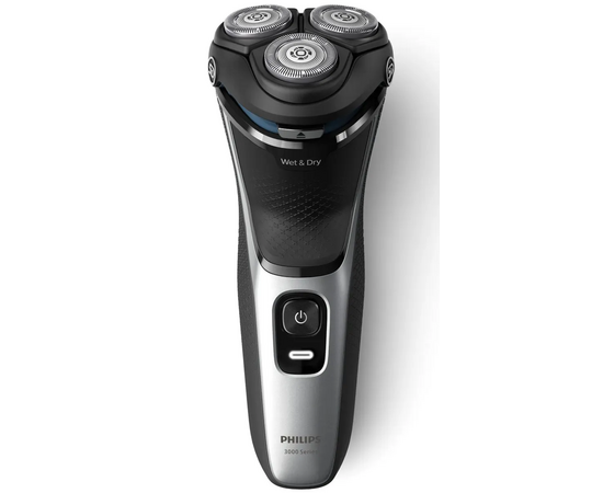  Бритва роторная Philips S3143/00 черный/серебристый 