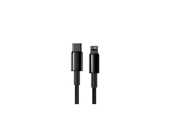  Кабель Baseus Tungsten Gold Fast Charging Data Cable Type-C to Lightning PD 20W 2m Black 