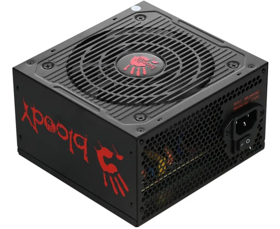  Блок питания BLOODY BD-PS600W, 600Вт, 120мм, черный, retail 