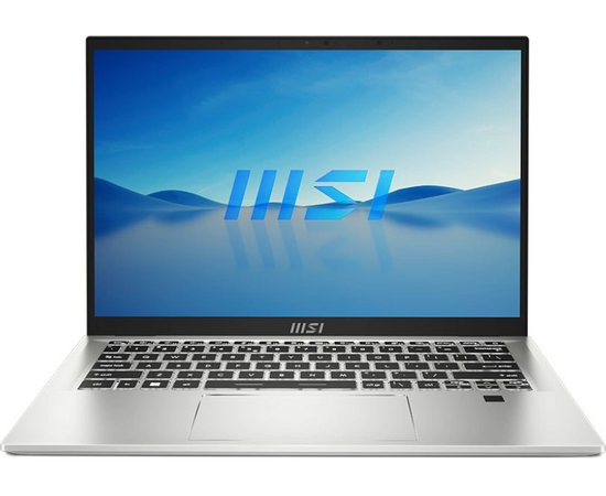  Ноутбук MSI Prestige 14H B12UCX-608US (9S7-14F122-608) 14", IPS, i5 12500H 2.5ГГц, 12 ядер, 16ГБ 512ГБ SSD, GeForce RTX 2050 - 4 ГБ, W11H silver 