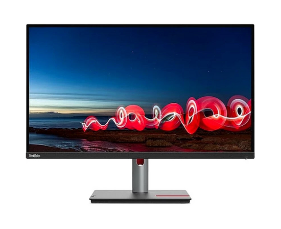  Монитор Lenovo T27h-30 (63A3GAR1CB) Black/Red, 27" 16:9, IPS, 2560x1440, 4ms, 350cd, 60Hz, 1xHDMI, 1xDP, USB-C, 4xUSB, LAN, HAS 