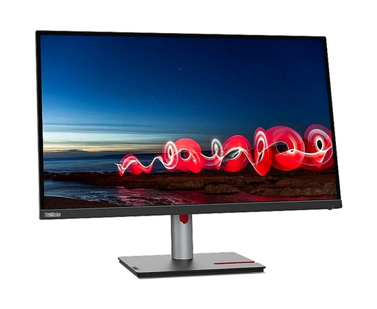  Монитор Lenovo T27h-30 (63A3GAR1CB) Black/Red, 27" 16:9, IPS, 2560x1440, 4ms, 350cd, 60Hz, 1xHDMI, 1xDP, USB-C, 4xUSB, LAN, HAS 