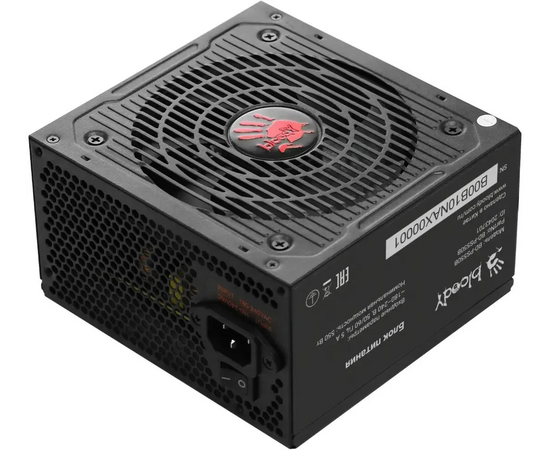 Блок питания BLOODY BD-PS550B, 550Вт, 120мм, черный, retail 