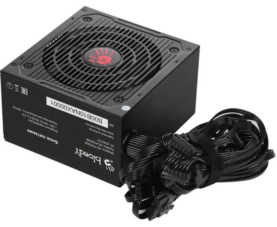  Блок питания BLOODY BD-PS550B, 550Вт, 120мм, черный, retail 