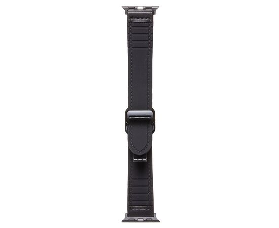  Ремешок - ApW38 Square buckle Apple Watch 42/44/45/49мм экокожа (black) (230516) 