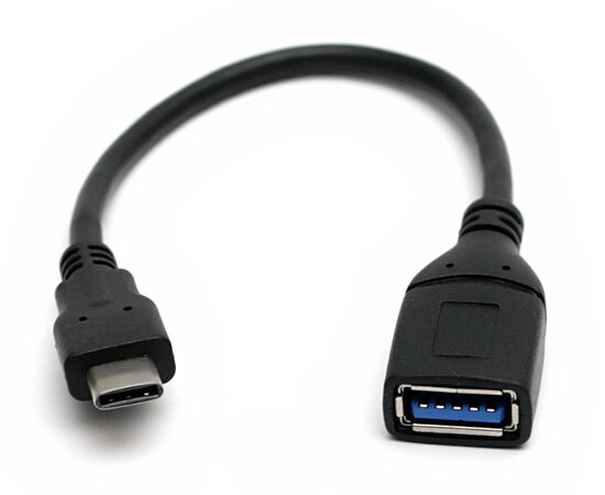  OTG переходник 5BITES Tupe-C (TC304-02OTG) 0.2m чёрный 