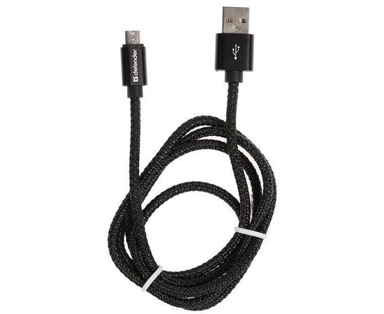  Кабель Defender USB08-03T (87802) USB2.0 to Micro-USB 1м black 