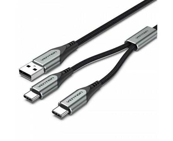 Кабель Vention CQOHF USB-CM х 2/USB 2.0 AM 1м 