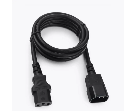  Кабель питания GoPower 00-00024537 C14 (m)-C13 (f) 1.8м ПВХ удлинитель черный 1/10/100 