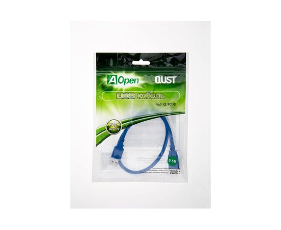  Кабель удлинительный Aopen ACU302-0.5M USB3.0 Am-Af 0,5m 
