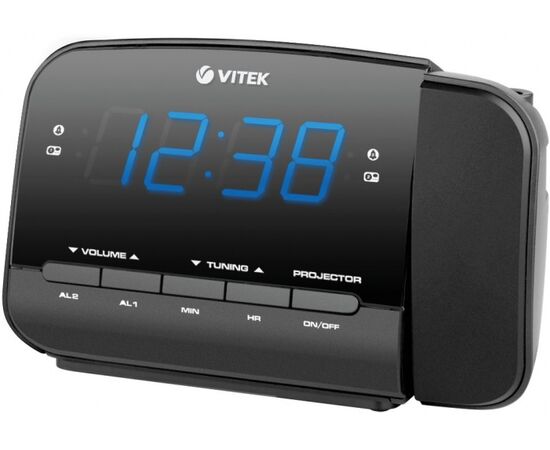  Радиобудильник Vitek VT-6611 черный 