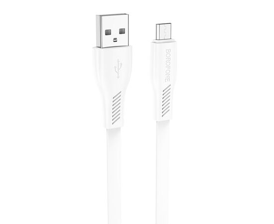  Кабель USB - micro USB Borofone BX85 100см 2,4A (white) (217531) 
