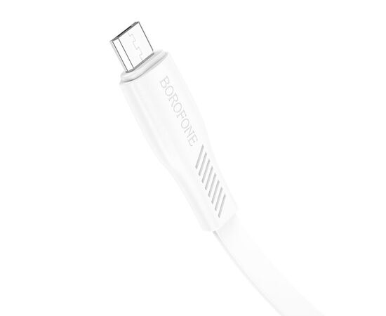  Кабель USB - micro USB Borofone BX85 100см 2,4A (white) (217531) 