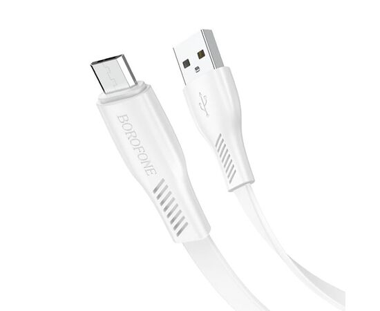  Кабель USB - micro USB Borofone BX85 100см 2,4A (white) (217531) 