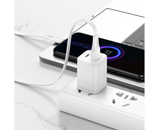  Кабель USB - micro USB Borofone BX85 100см 2,4A (white) (217531) 