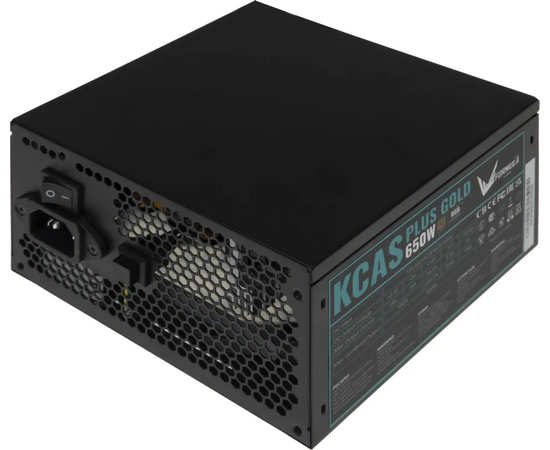  Блок питания Formula AC KCAS Plus Gold (KCAS Plus 650G) ATX 650W RGB 80+ gold (20+4pin) APFC 120mm fan color LED 6xSATA RTL 