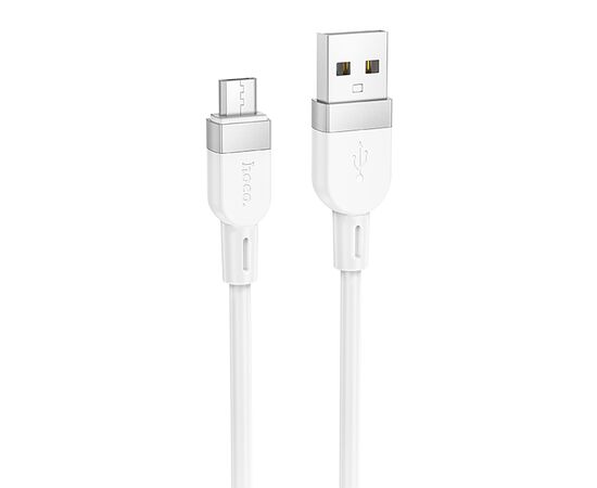  Кабель USB - micro USB Hoco X109 12W 100см 2,4A  (white) (236104) 