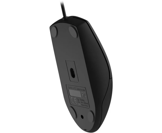  Мышь A4Tech OP-335S черный оптическая (1200dpi) silent USB (3but) 