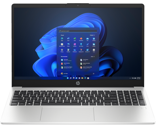  Ноутбук HP 250 G10 (8A5C8EA) Core i3-1315U 15.6 FHD (1920x1080) AG UWVA 8GB (1x8GB) DDR4, 512GB SSD Backlit, 41WHr, 1.5kg, 1y Silver, DOS, KB Eng 