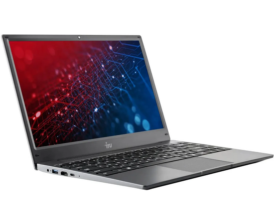 Ноутбук iRU Tactio 14ALH (2058897) 14", IPS, Intel Core i3 1215U 1.2ГГц, 6 ядер, 8ГБ 256ГБ SSD, Intel Iris Xe graphics, Free DOS, серый 