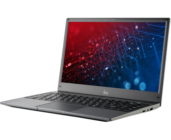  Ноутбук iRU Tactio 14ALH (2058897) 14", IPS, Intel Core i3 1215U 1.2ГГц, 6 ядер, 8ГБ 256ГБ SSD, Intel Iris Xe graphics, Free DOS, серый 
