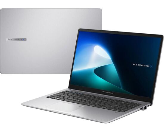  Ноутбук ASUS ExpertBook P1 P1503CVA-S70349 (90NX0881-M00CJ0) 15.6", IPS, Core i3 1315U 1.2ГГц, 6 ядер, 8ГБ 512ГБ SSD, Intel UHD Graphics, без ОС серый 