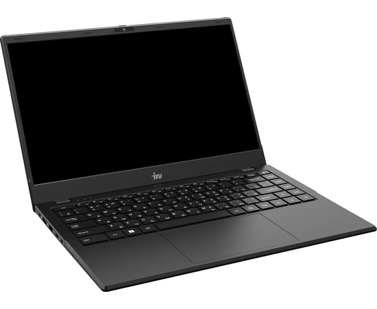  Ноутбук iRU Planio 14ING (2058899) 14", IPS, Intel N100 0.8ГГц, 4 ядра, 8ГБ 512ГБ SSD, Intel Iris Xe graphics, Free DOS, черный 