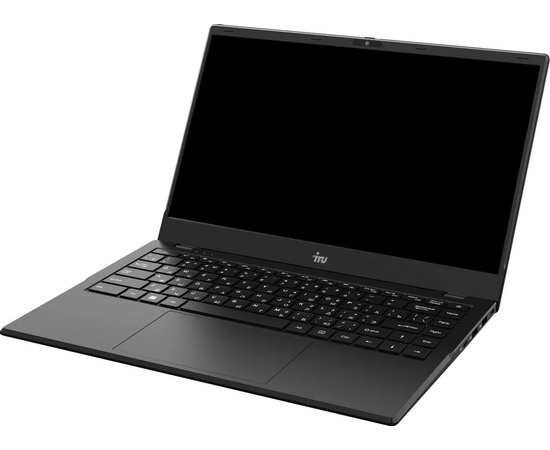  Ноутбук iRU Planio 14ING (2058899) 14", IPS, Intel N100 0.8ГГц, 4 ядра, 8ГБ 512ГБ SSD, Intel Iris Xe graphics, Free DOS, черный 