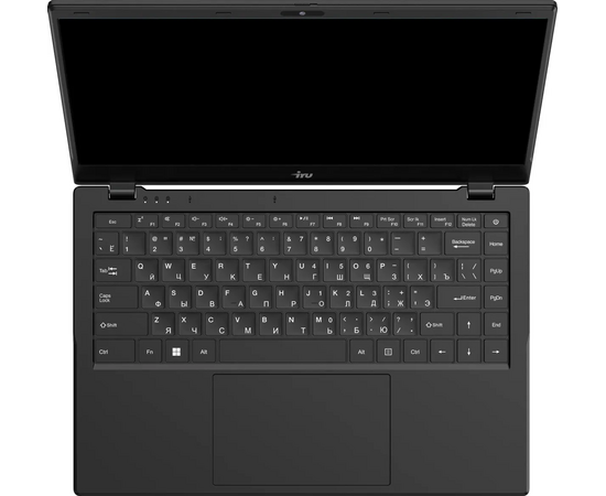  Ноутбук iRU Planio 14ING (2058899) 14", IPS, Intel N100 0.8ГГц, 4 ядра, 8ГБ 512ГБ SSD, Intel Iris Xe graphics, Free DOS, черный 