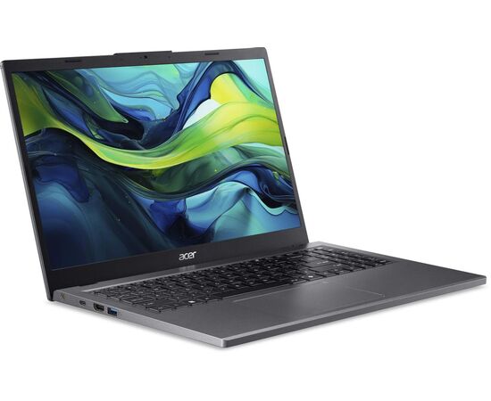 Ноутбук Acer Aspire 15 A15-41M-R1HS (NX.KXACD.003) 15.6", IPS, AMD Ryzen 5 8640HS 3.5ГГц, 6 ядер, 16ГБ 1ТБ SSD, AMD Radeon, без ОС, металлический 