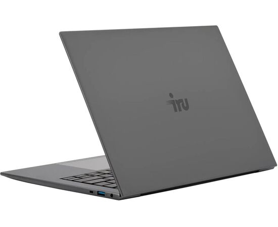  Ноутбук iRU Planio 15INP (2023738) 15.6", IPS, Intel N100 0.8ГГц, 4 ядра, 8ГБ 256ГБ SSD, Intel UHD Graphics, Free DOS, серый 