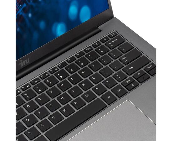  Ноутбук iRU Planio 15INP (2023738) 15.6", IPS, Intel N100 0.8ГГц, 4 ядра, 8ГБ 256ГБ SSD, Intel UHD Graphics, Free DOS, серый 