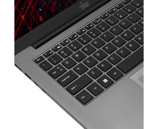  Ноутбук iRU Planio 15INP (2023738) 15.6", IPS, Intel N100 0.8ГГц, 4 ядра, 8ГБ 256ГБ SSD, Intel UHD Graphics, Free DOS, серый 
