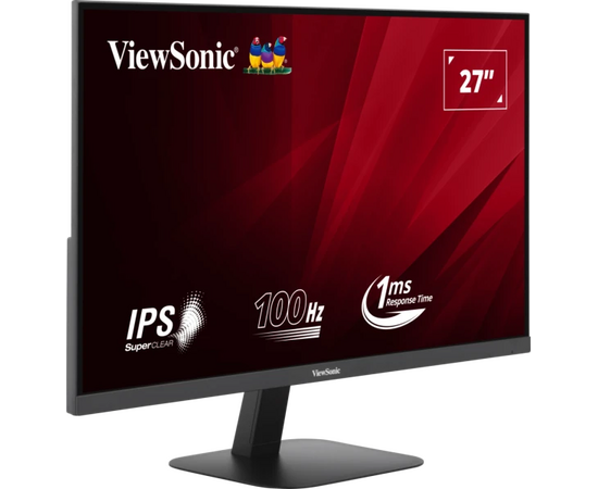  Монитор ViewSonic VA2708-2K-HD черный IPS LED 16:9 HDMI матовая 250cd 178гр/178гр 2560x1440 100Hz DP Quad HD 2K (1440p) 4.1кг 