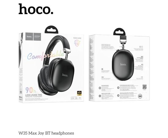  Наушники полноразмерные bluetooth HOCO W35 Max Joy BT headphones (черный) 