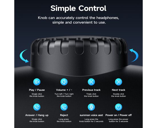  Наушники полноразмерные bluetooth HOCO W35 Max Joy BT headphones (черный) 