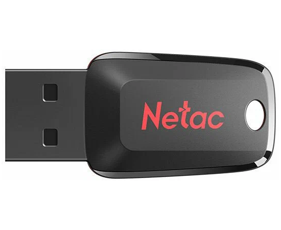  USB-флешка Netac U197 NT03U197N-004G-20BK 4Gb, USB2.0, пластиковая, черная 